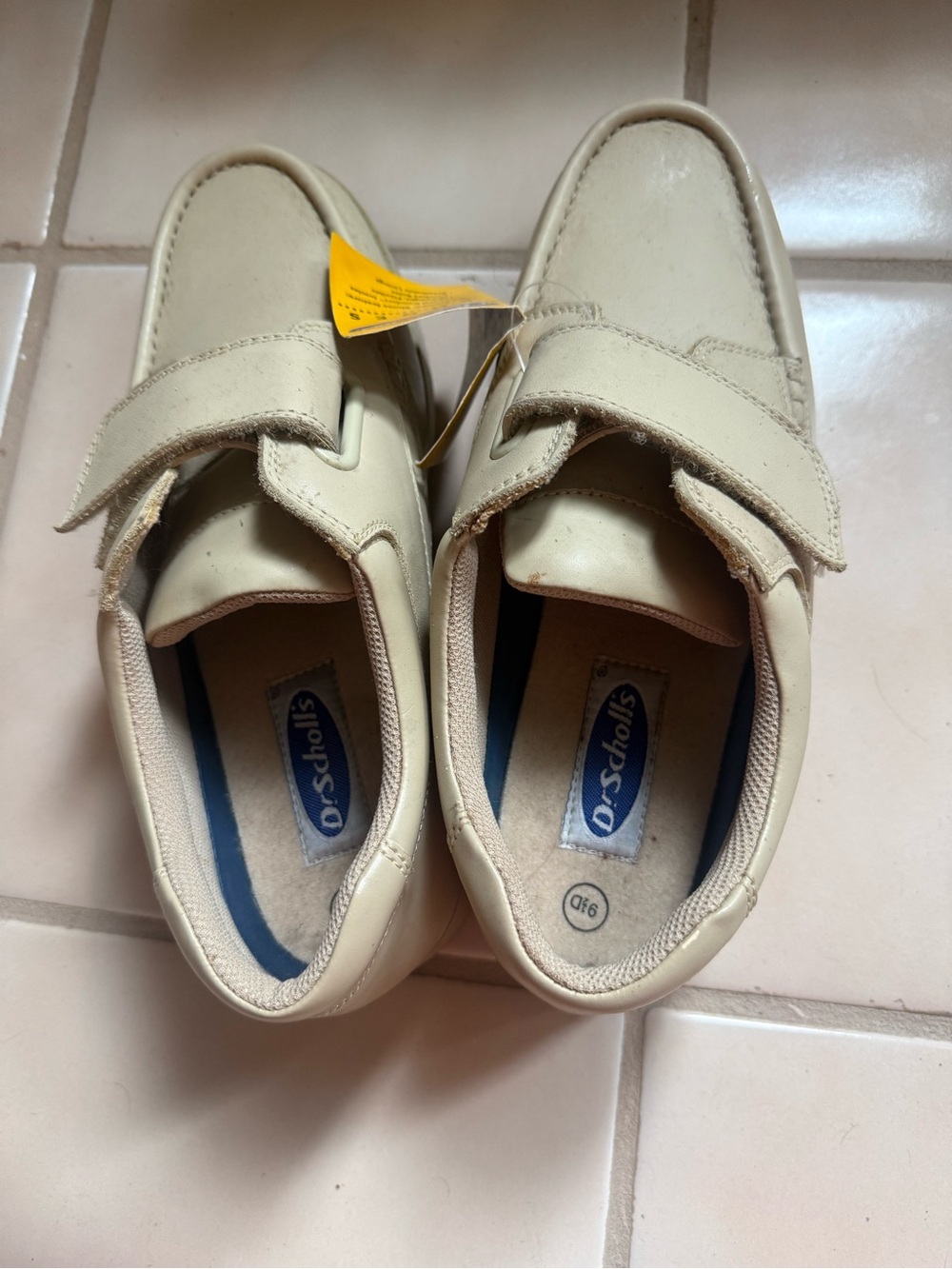 Dr. Scholl's Kids Cream Hook-and-Loop Dress Shoes